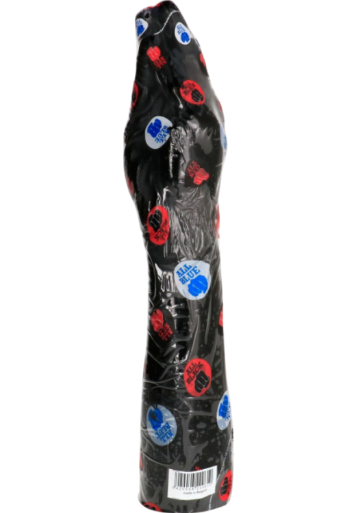 Xl ομοίωμα πέους από tpe σε μαύρο χρώμα, μήκους 37 εκ. και μέγιστης διαμέτρου 7 εκ.