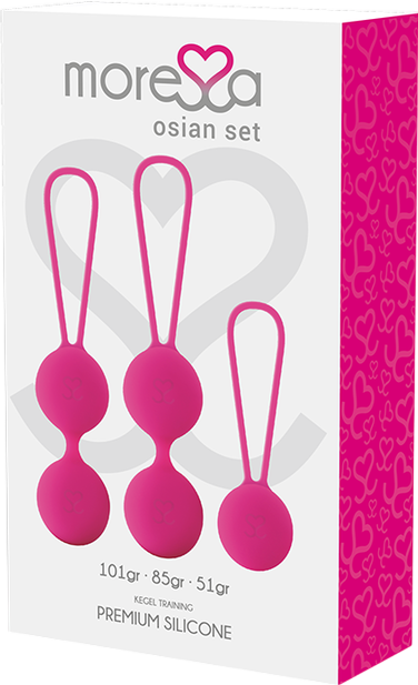 Kegel μπάλες από σιλικόνη σε ροζ χρώμα