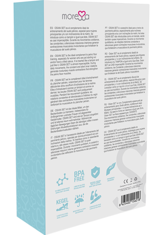 Kegel μπάλες από σιλικόνη σε τουρκουάζ χρώμα