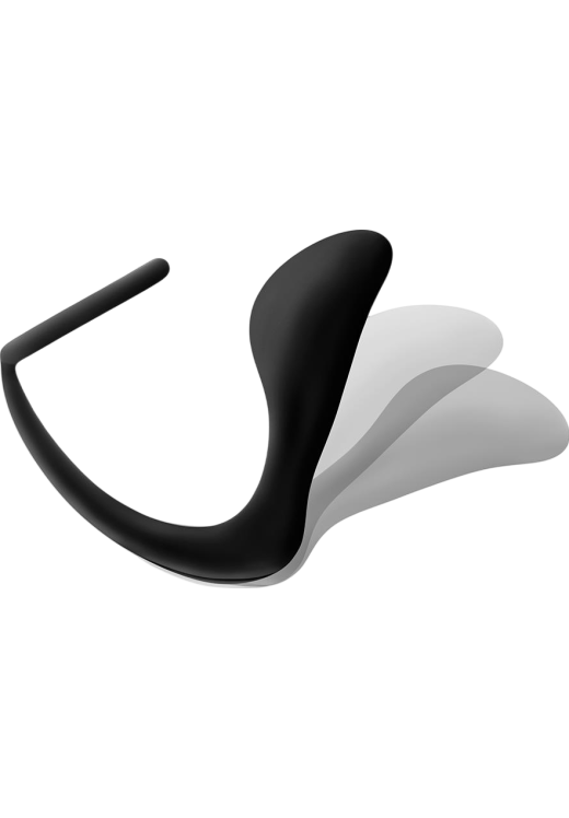 Σφήνα προστάτη από σιλικόνη σε μαύρο χρώμα, μήκους 10,5 εκ. και μέγιστης διαμέτρου 3 εκ.