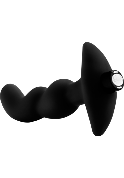 Πρωκτικός δονητής από σιλικόνη σε μαύρο χρώμα, μήκους 13,7 εκ. και μέγιστης διαμέτρου 3,4 εκ.