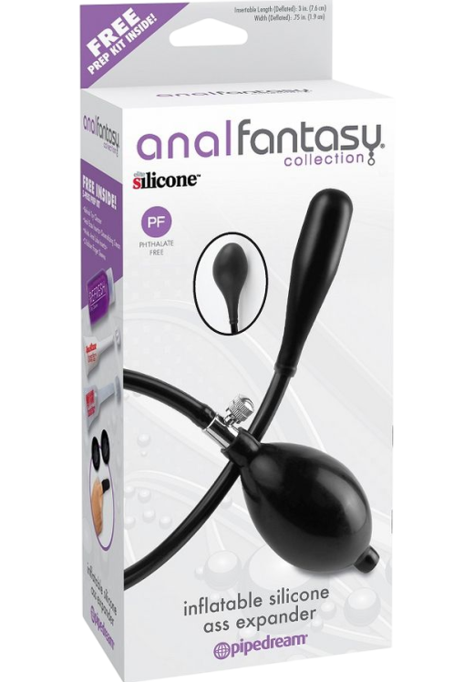 Πρωκτικό dildo από σιλικόνη σε μαύρο χρώμα