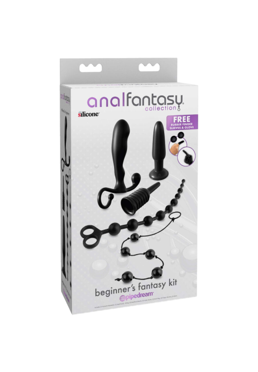 Πρωκτική Σφήνα Anal Fantasy Elite Collection Beginner Fantasy Anal Kit Black