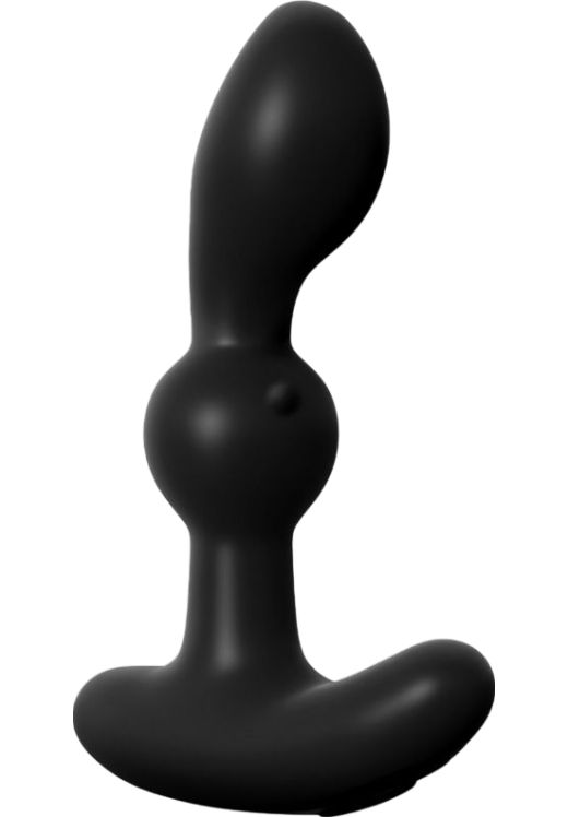 Dildo προστάτη από σιλικόνη σε μαύρο χρώμα, μήκους 15,2 εκ. και μέγιστης διαμέτρου 3,8 εκ.