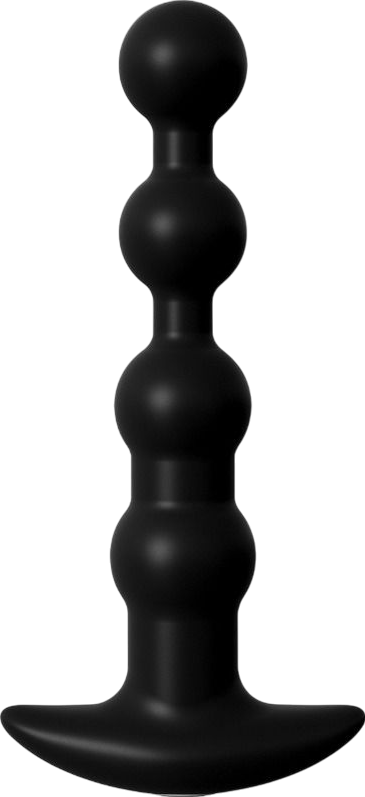 Πρωκτικός δονητής από σιλικόνη σε μαύρο χρώμα, μήκους 17 εκ. και μέγιστης διαμέτρου 3,2 εκ.