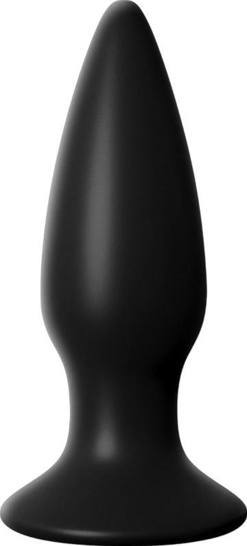 Δονούμενη σφήνα από σιλικόνη σε μαύρο χρώμα, μήκους 10,9 εκ. και μέγιστης διαμέτρου 3,5 εκ.