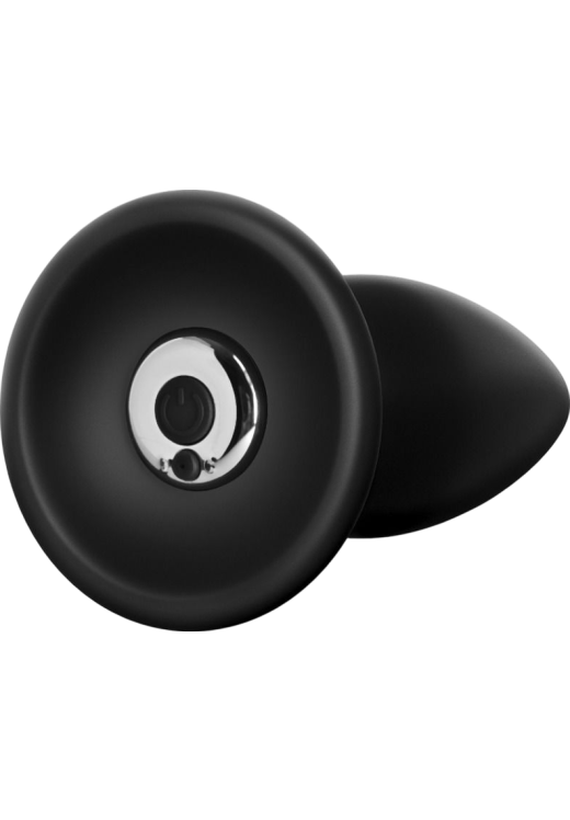 Δονούμενη σφήνα από σιλικόνη σε μαύρο χρώμα, μήκους 10,9 εκ. και μέγιστης διαμέτρου 3,5 εκ.