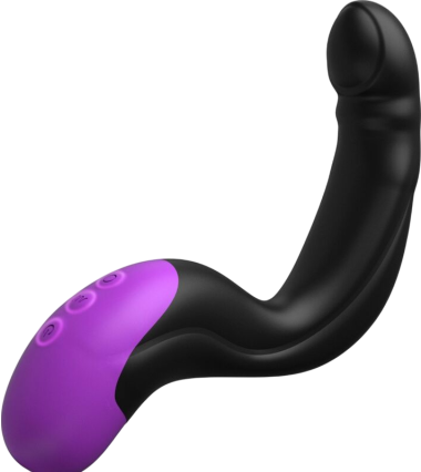 Πρωκτικός δονητής από σιλικόνη σε μαύρο χρώμα, μήκους 25,4 εκ. και μέγιστης διαμέτρου 4,3 εκ.