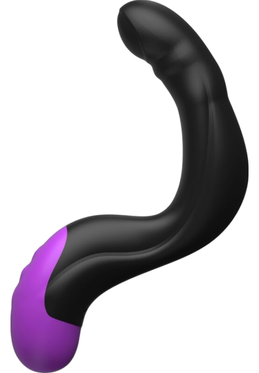 Πρωκτικός δονητής από σιλικόνη σε μαύρο χρώμα, μήκους 25,4 εκ. και μέγιστης διαμέτρου 4,3 εκ.