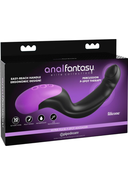 Πρωκτικός δονητής από σιλικόνη σε μαύρο χρώμα, μήκους 25,4 εκ. και μέγιστης διαμέτρου 4,3 εκ.