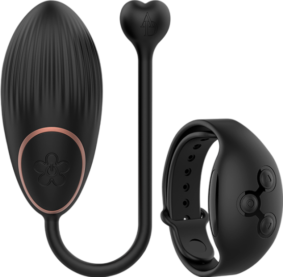 Τηλεχειριζόμενο αυγό από σιλικόνη, μήκους 7,5 εκ. και μέγιστης διαμέτρου 3.5 εκ. με τηλεχειριζόμενο χειρισμό