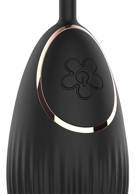 Τηλεχειριζόμενο αυγό από σιλικόνη, μήκους 7,5 εκ. και μέγιστης διαμέτρου 3.5 εκ. με τηλεχειριζόμενο χειρισμό