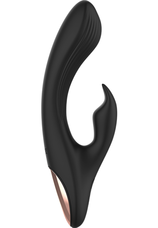 Rabbit δονητής από σιλικόνη, μήκους 20 εκ. με τηλεχειριζόμενο χειρισμό