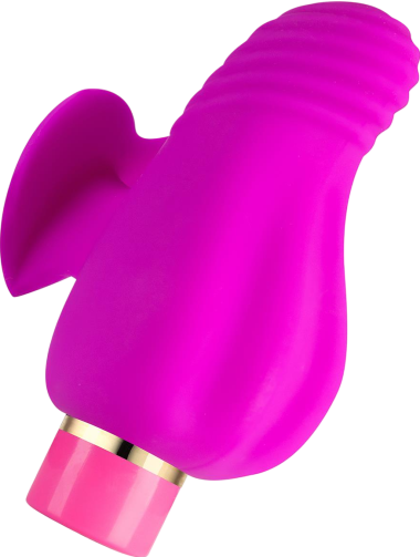 Κλειτοριδικός δονητής από σιλικόνη σε ροζ χρώμα, μήκους 8,2 εκ. και μέγιστης διαμέτρου 3,8 εκ.