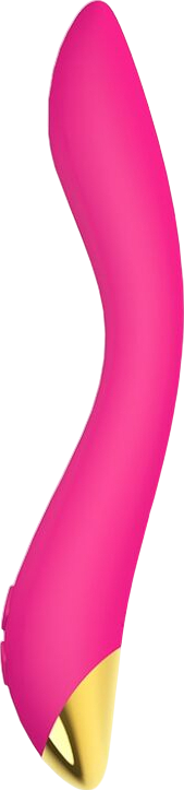 Δονητής σημείου g από σιλικόνη σε φούξια χρώμα, μήκους 18,3 εκ. και μέγιστης διαμέτρου 3,1 εκ.