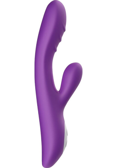 G Armony Spark Vibrator Heat Effect 22,4 cm Δονητής σημείου g από σιλικόνη σε μοβ χρώμα, μήκους 18,3 εκ. και μέγιστης διαμέτρου 3,1 εκ.