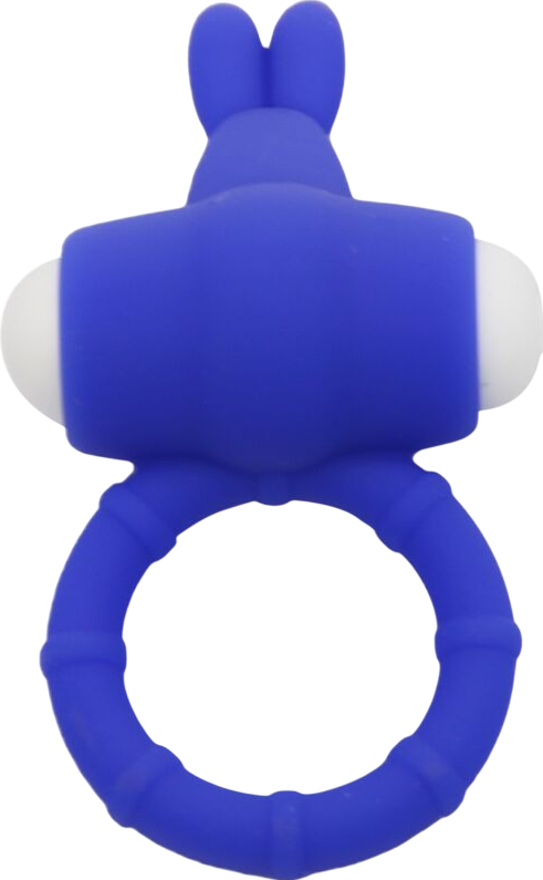 Δονούμενο δαχτυλίδι από σιλικόνη σε μπλέ χρώμα