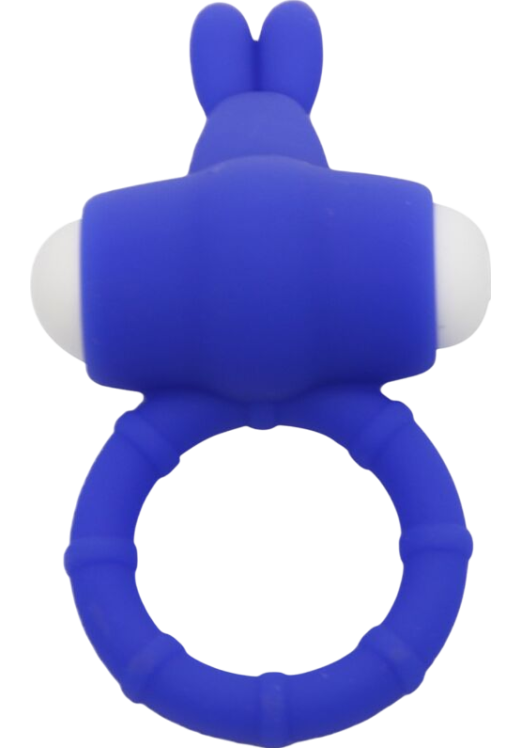 Δονούμενο δαχτυλίδι από σιλικόνη σε μπλέ χρώμα