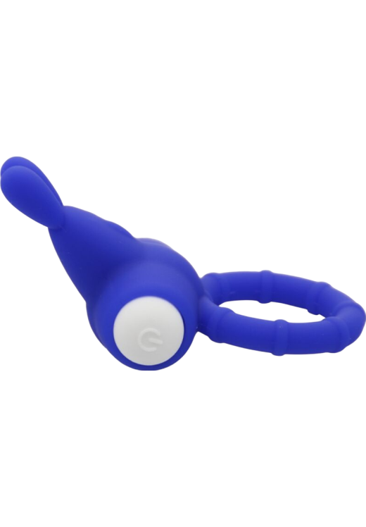 Δονούμενο δαχτυλίδι από σιλικόνη σε μπλέ χρώμα