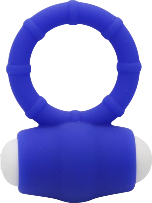 Δονούμενο δαχτυλίδι από σιλικόνη σε μπλέ χρώμα