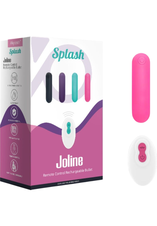 Μίνι δονητής από σιλικόνη σε ροζ χρώμα, μήκους 6,5 εκ. και μέγιστης διαμέτρου 15 εκ. με τηλεχειριζόμενο χειρισμό