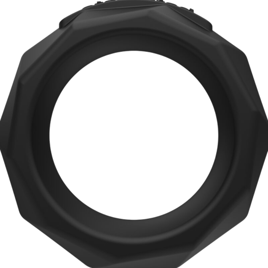 Δαχτυλίδι πέους από tpr σε μαύρο χρώμα