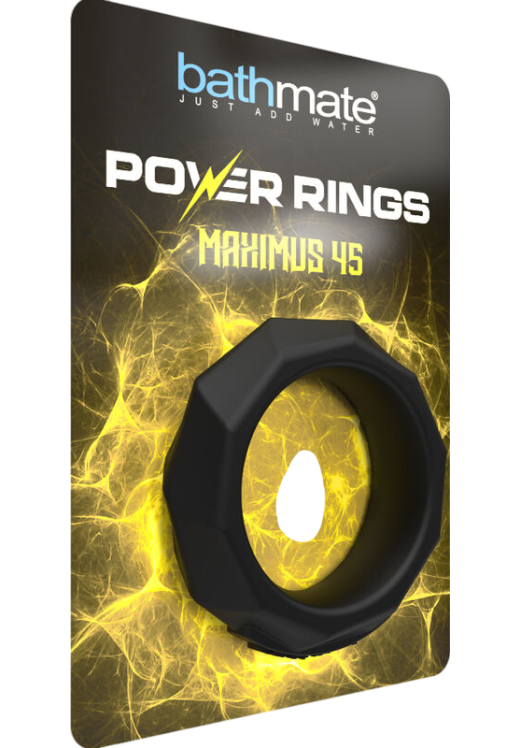 Δαχτυλίδι πέους από tpr σε μαύρο χρώμα