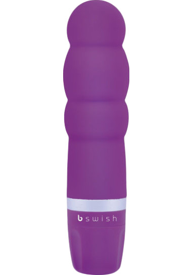 Bcute Classic Pearl B Swish 10 cm Μίνι δονητής από σιλικόνη σε μοβ χρώμα, μήκους 10 εκ. και μέγιστης διαμέτρου 2 εκ.