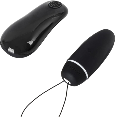 Τηλεχειριζόμενο αυγό από σιλικόνη σε μαύρο χρώμα με τηλεχειριζόμενο χειρισμό