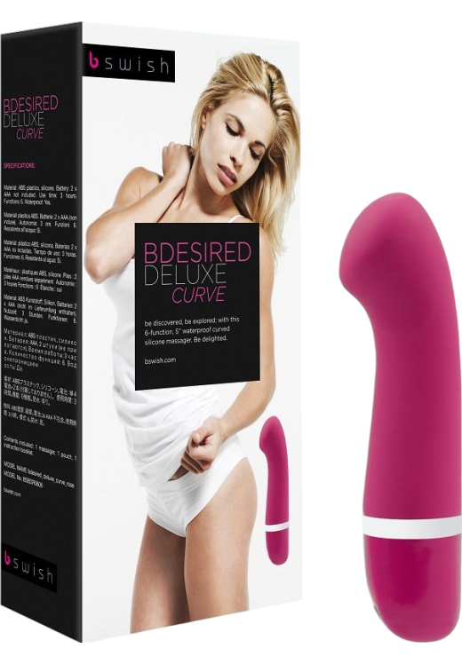 Δονητής σημείου g από σιλικόνη σε μπορντό χρώμα, μήκους 15,2 εκ. και μέγιστης διαμέτρου 3,5 εκ.