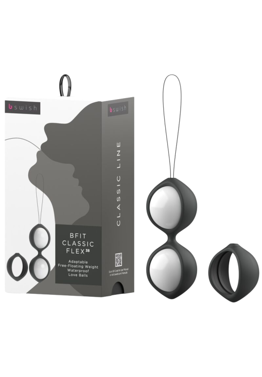 Kegel μπάλες από σιλικόνη σε μαύρο χρώμα