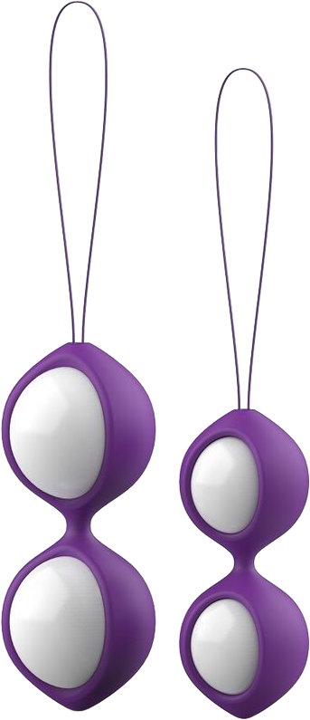 Kegel μπάλες από σιλικόνη σε μοβ χρώμα