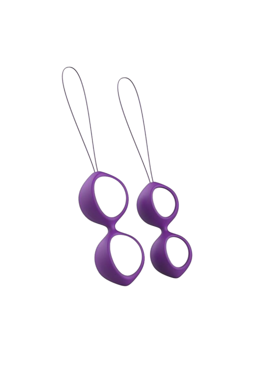 Kegel μπάλες από σιλικόνη σε μοβ χρώμα