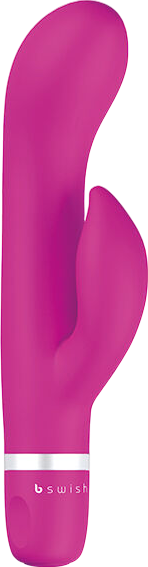 Rabbit δονητής από σιλικόνη σε φούξια χρώμα, μήκους 15,2 εκ. και μέγιστης διαμέτρου 2,5 εκ.