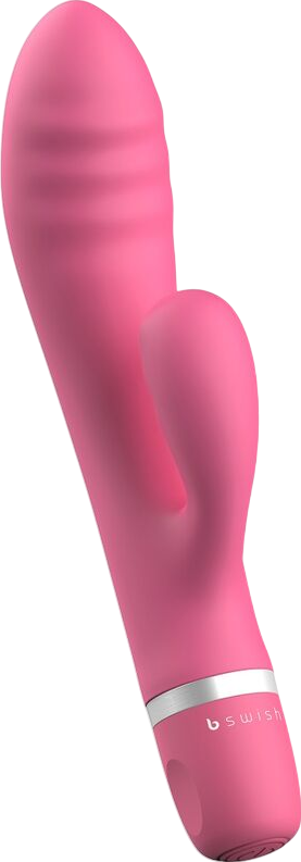 Rabbit δονητής από σιλικόνη σε ροζ χρώμα, μέγιστης διαμέτρου 3 εκ.