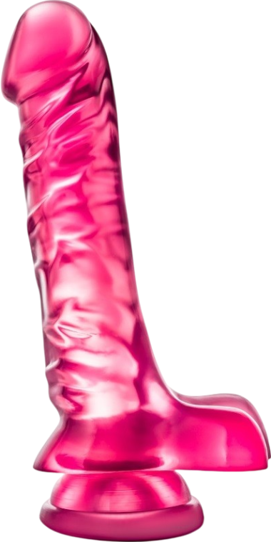 Ομοίωμα πέους από pvc σε ροζ χρώμα, μήκους 22,8 εκ. και μέγιστης διαμέτρου 4,4 εκ.