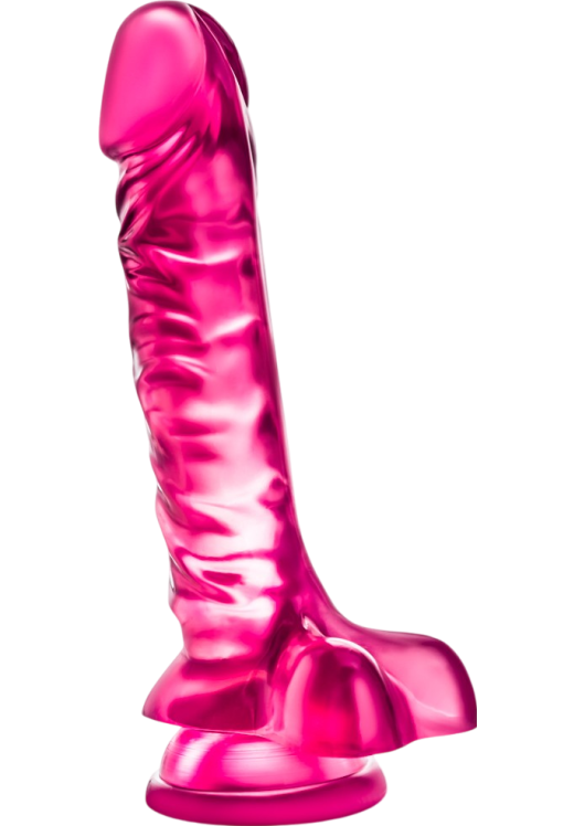 Ομοίωμα πέους από pvc σε ροζ χρώμα, μήκους 22,8 εκ. και μέγιστης διαμέτρου 4,4 εκ.