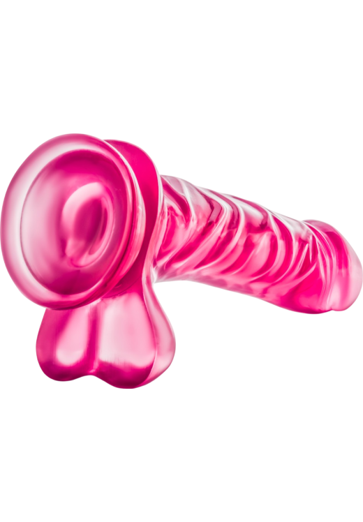 Ομοίωμα πέους από pvc σε ροζ χρώμα, μήκους 22,8 εκ. και μέγιστης διαμέτρου 4,4 εκ.