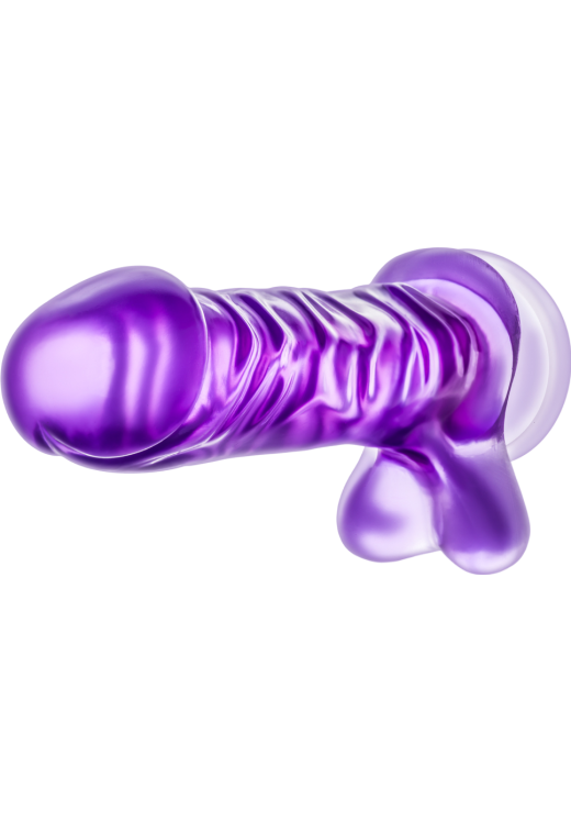 Ομοίωμα πέους από pvc σε μοβ χρώμα, μήκους 22,8 εκ. και μέγιστης διαμέτρου 4,4 εκ.