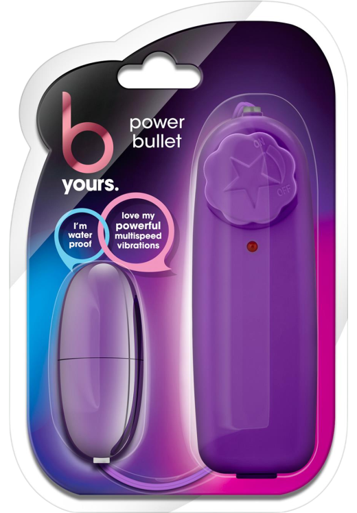 Δονούμενο αυγό από abs σε μοβ χρώμα, μήκους 5,7 εκ. και μέγιστης διαμέτρου 2,4 εκ. με ενσύρματο κοντρόλ