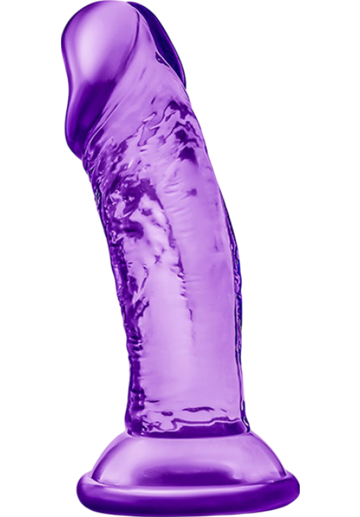 Ομοίωμα πέους από pvc σε μοβ χρώμα, μήκους 11,4 εκ. και μέγιστης διαμέτρου 3,1 εκ.