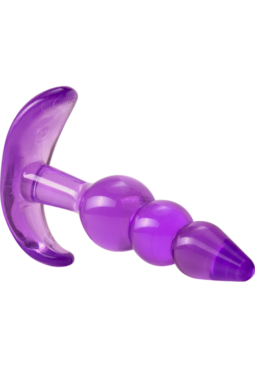 Πρωκτική σφήνα από tpe σε μπεζ χρώμα, μήκους 9,5 εκ. και μέγιστης διαμέτρου 2,5 εκ.