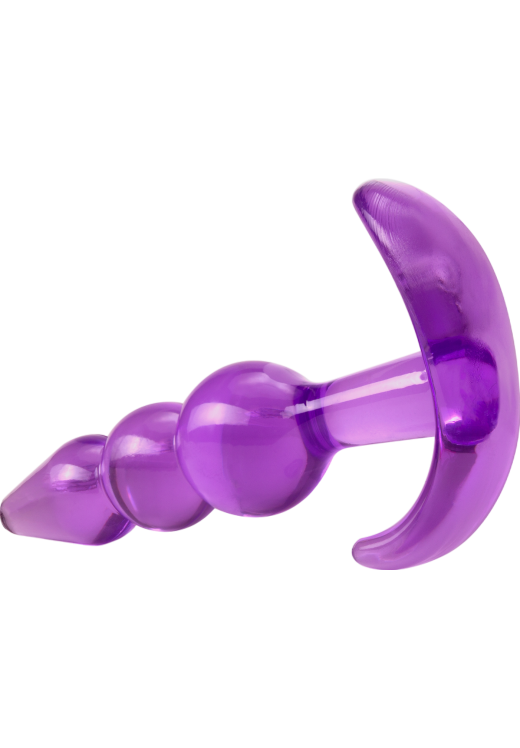 Πρωκτική σφήνα από tpe σε μπεζ χρώμα, μήκους 9,5 εκ. και μέγιστης διαμέτρου 2,5 εκ.