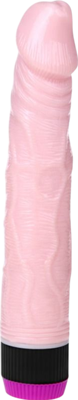 Ρεαλιστικός δονητής από tpr σε φυσικό χρώμα, μήκους 22,5 εκ. και μέγιστης διαμέτρου 3,7 εκ.