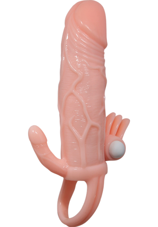 Κάλυμμα από tpe σε φυσικό χρώμα, μήκους 14.7 εκ. και μέγιστης διαμέτρου 4 εκ.