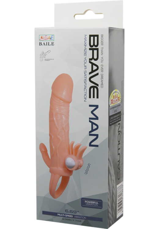 Κάλυμμα από tpe σε φυσικό χρώμα, μήκους 14.7 εκ. και μέγιστης διαμέτρου 4 εκ.