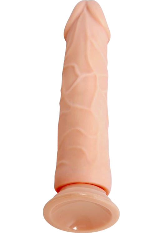 Ομοίωμα πέους από tpr σε φυσικό χρώμα, μήκους 21 εκ. και μέγιστης διαμέτρου 4,2 εκ.