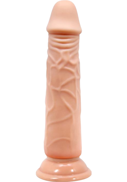 Ομοίωμα πέους από tpr σε φυσικό χρώμα, μήκους 21 εκ. και μέγιστης διαμέτρου 4,2 εκ.