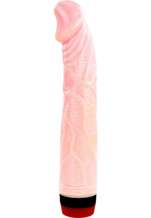 Ρεαλιστικός δονητής από tpr σε φυσικό χρώμα, μήκους 21,5 εκ. και μέγιστης διαμέτρου 3,8 εκ.