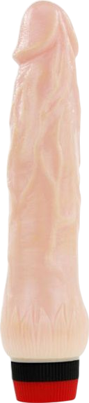 Ρεαλιστικός δονητής από tpr σε φυσικό χρώμα, μήκους 22 εκ. και μέγιστης διαμέτρου 5 εκ.